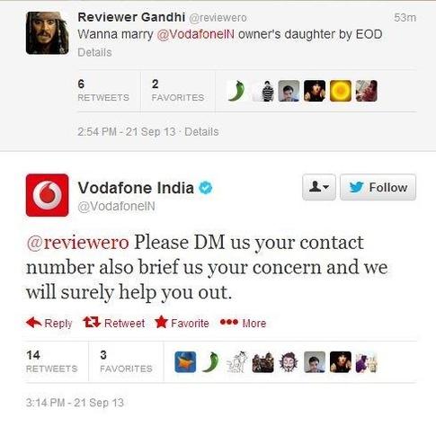 Vodafone’s Auto Reply