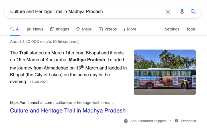 Culture and Heritage Trail in Madhya Pradesh